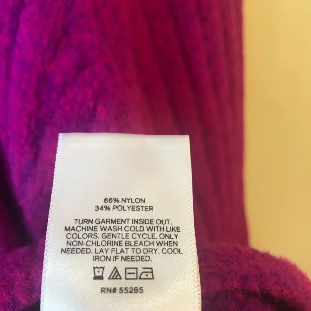 Express Ribbed Mock Neck Long Sleeve Sweater - Picture 7 of 8